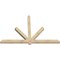 Ekena Millwork Kennewick Rough Sawn Timber Gable Bracket, Douglas Fir, 84"W x 56"H x 4"D x 4"F, 16/12 Pitch GBW084X56X0404KEN00RDF - alternate 3